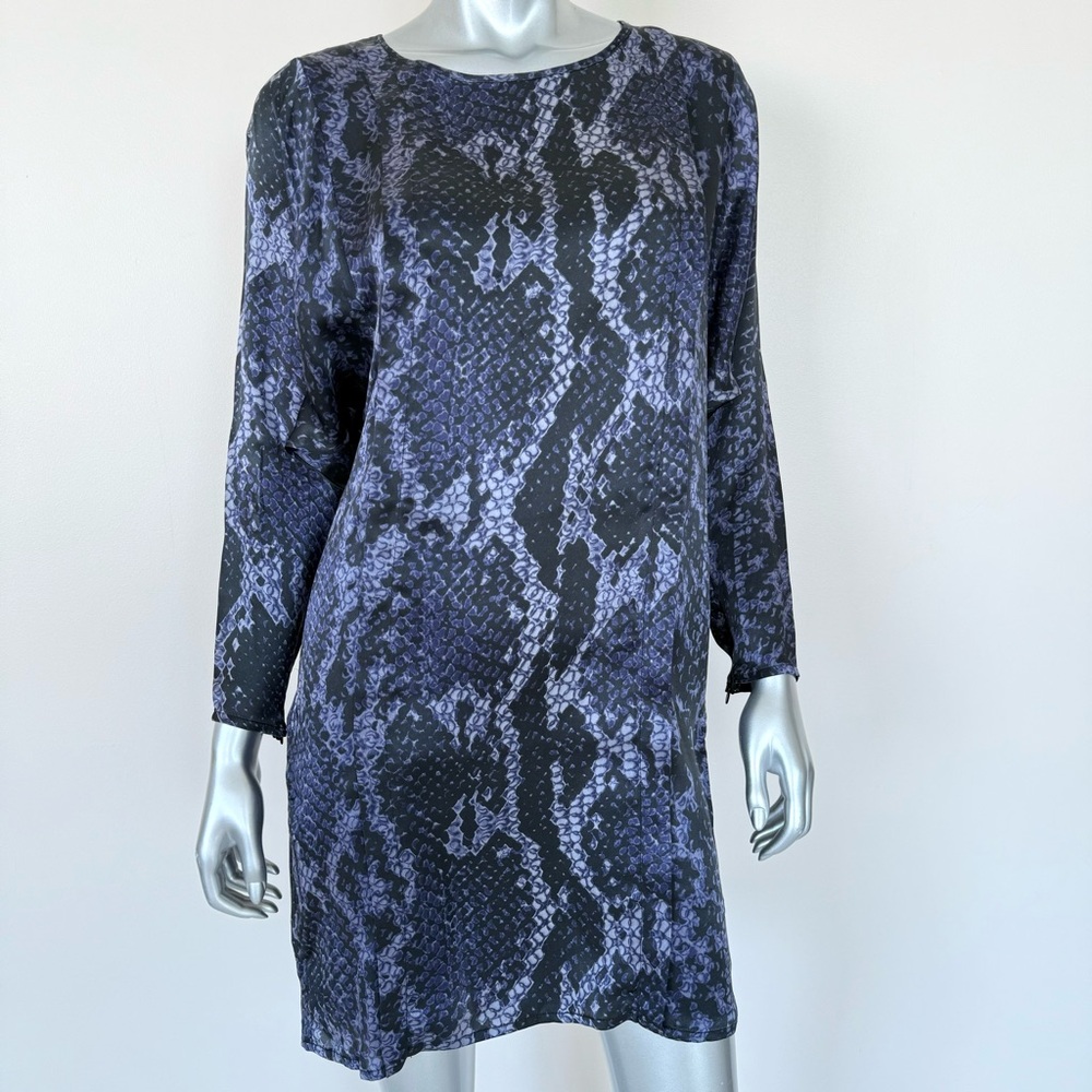 Nwt!! Caractere Women Animal Print Silk Dress Size M Retail 516$